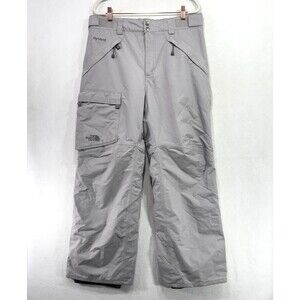 The North Face Pants Men M Gray HyVent Ski Snowboard Waterproof Insulated Vented